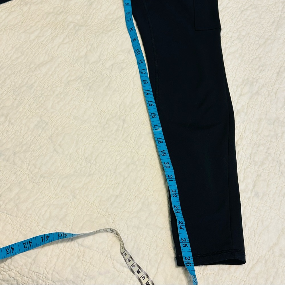 Spyder Active Women’s Black Leggings Size Small Pockets Preowned GUC - Picture 6 of 7
